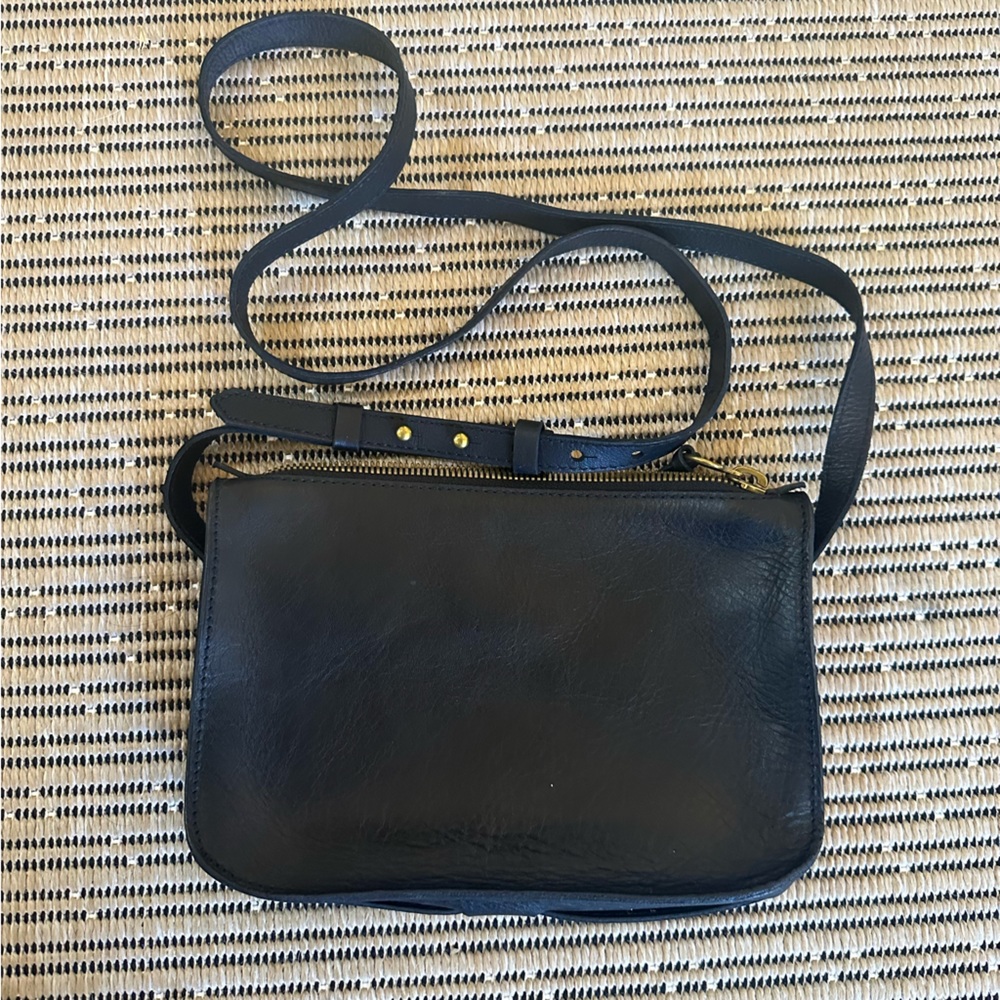 Madewell cross body leather bag
